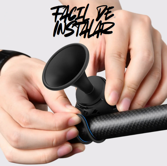 ClaxonX IPX4, Bocina para bicicleta de carretera y/o montaña, resistente al agua, batería CR2032. 120 dB.